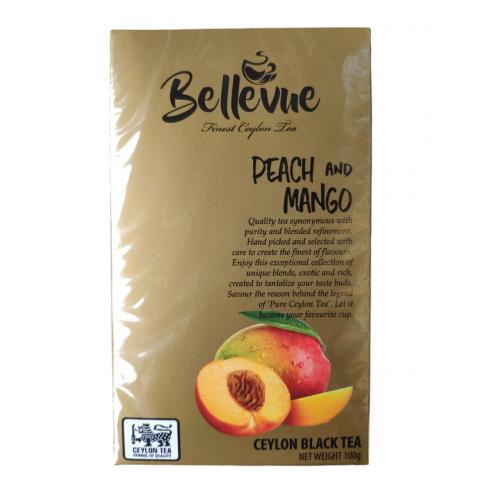 Чай Bellevue чорний Персик Манго 100 г 